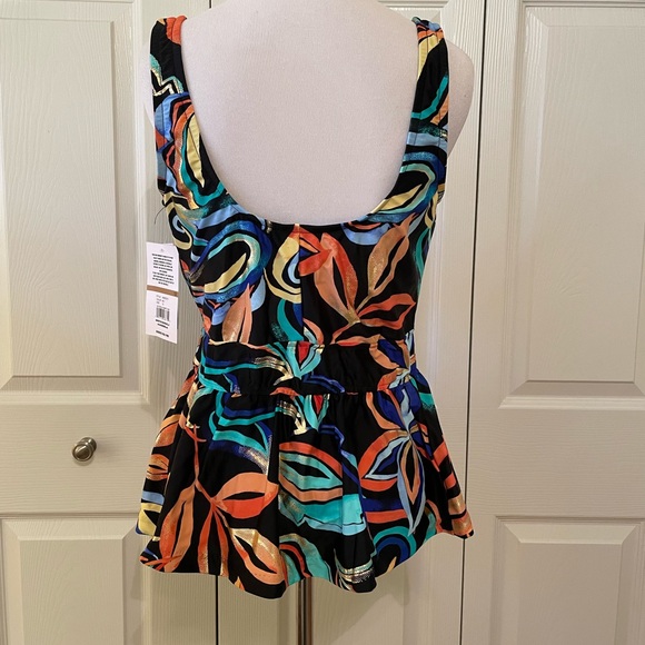 Maxine of Hollywood Tankini top size 12 NWT - Picture 3 of 6